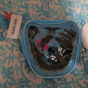 Hot Topic Earbud Bear Makeup Cosmetic Bag